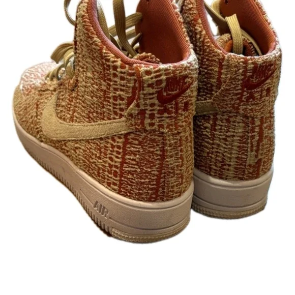 Nike Air Force 1 Ultraforce High Team Gold Equipe Orange US Men's Size 10 ( EUC) - Picture 5 of 6